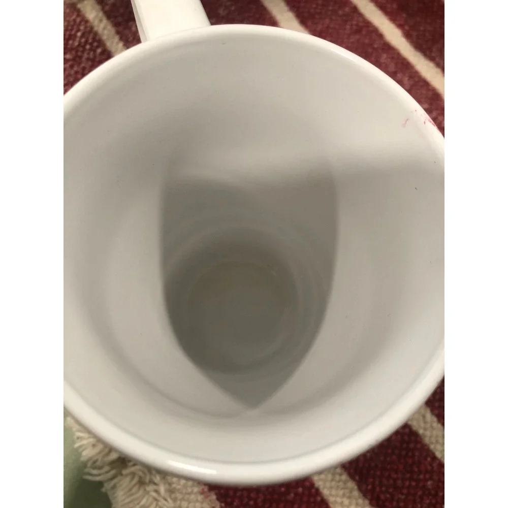 IKEA Worlds Best Grandma Coffee Mug White Ceramic Wildflowers Floral Butterfly